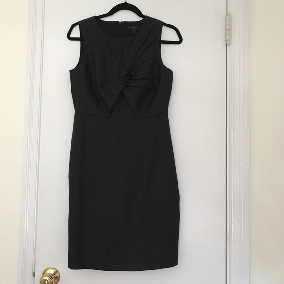 J. Crew Knotted Sheath Dress in Irish Linen - Picture 3 of 8